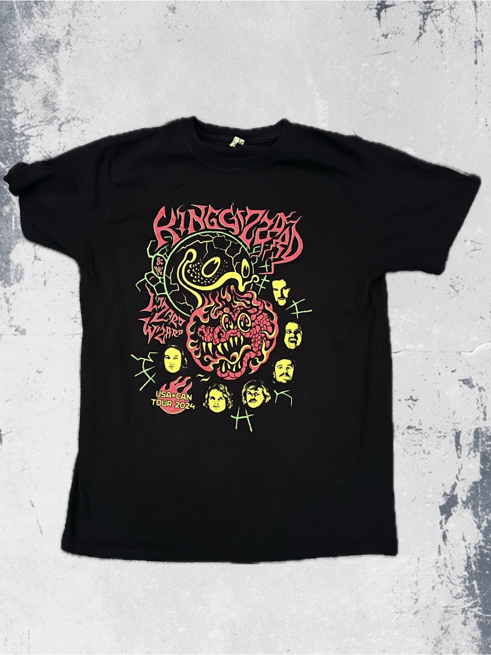 King Gizzard & The Lizard Wizard 2024 USA/Canada Tour Tee Official Merch